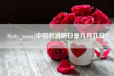 偃师中国的消防日是几月几日？