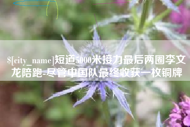 偃师短道5000米接力最后两圈李文龙陪跑-尽管中国队最终收获一枚铜牌