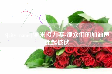 偃师500米接力赛-观众们的加油声此起彼伏
