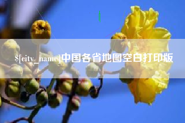 偃师中国各省地图空白打印版