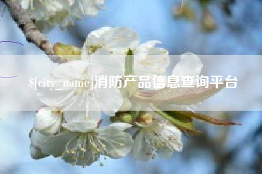 偃师消防产品信息查询平台