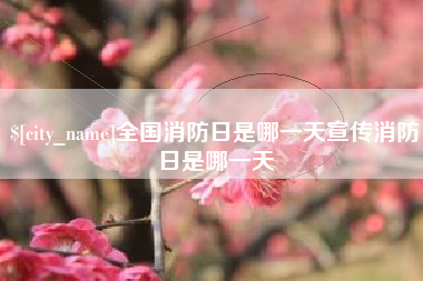 偃师全国消防日是哪一天宣传消防日是哪一天