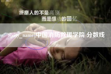 偃师中国消防救援学院 分数线