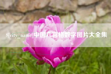 偃师中国九宫格数字图片大全集