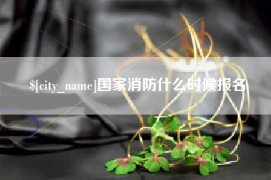 偃师国家消防什么时候报名