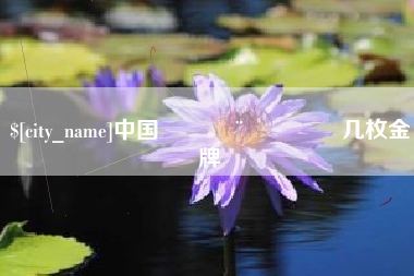 偃师中国🇨🇳几枚金牌
