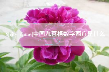 偃师中国九宫格数字西方是什么
