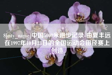偃师中国5000米跑步记录-由夏丰远在1997年10月23日的全国运动会田径赛上创造