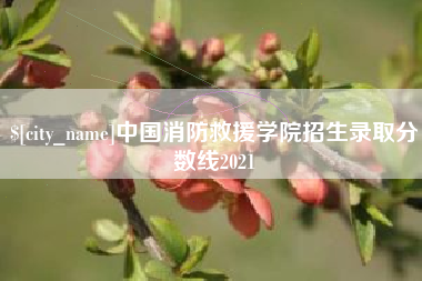 偃师中国消防救援学院招生录取分数线2021