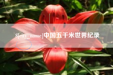 偃师中国五千米世界纪录