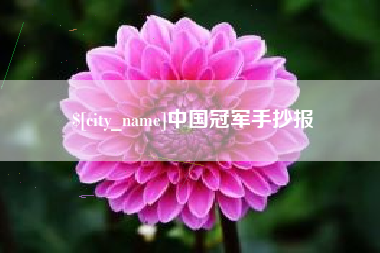 偃师中国冠军手抄报