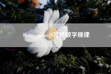 偃师9宫格数字规律
