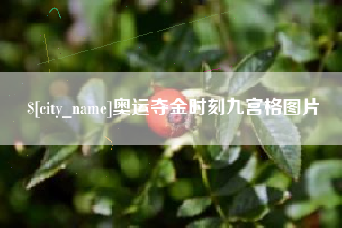偃师奥运夺金时刻九宫格图片